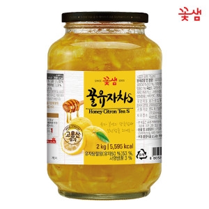 꽃샘식품 꽃샘 꿀자몽차 S 2kg 자몽차