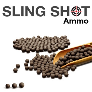 비상  새총알 1kg 세라믹구슬 고급 황토구슬 새총 총알 10mm