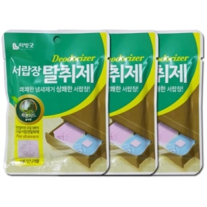 서랍장 옷장 탈취제 3개 향기 랜덤 위생해충 공기