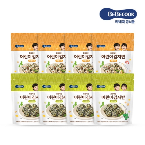 베베쿡 처음먹는 어린이 김자반 해물야채 25g