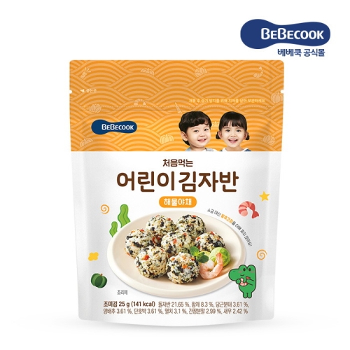 베베쿡 처음먹는 어린이 김자반 오리지널 25g