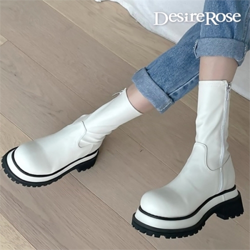 디자이어로즈 여자 핏 가을 워커 앵클부츠 5cm 8928472 8928472