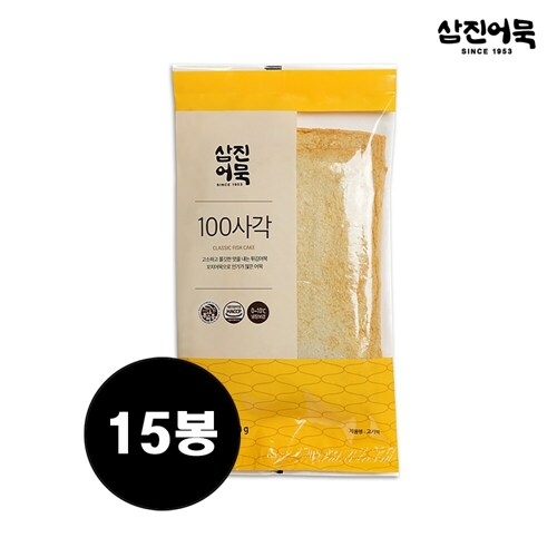 삼진식품 삼진어묵 T 100사각 x 15개