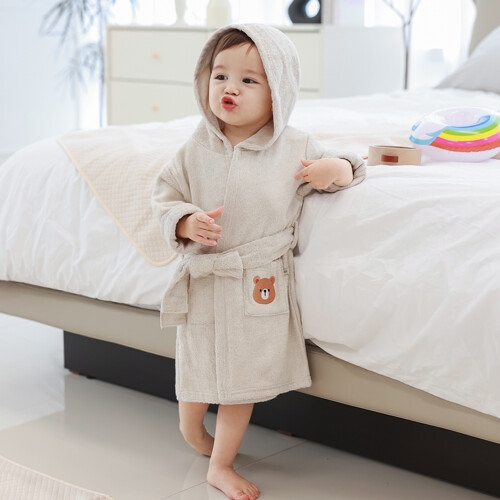 맘스네이처 밤부 아기 유아 목욕가운 신생아 비치타월 샤워 타올