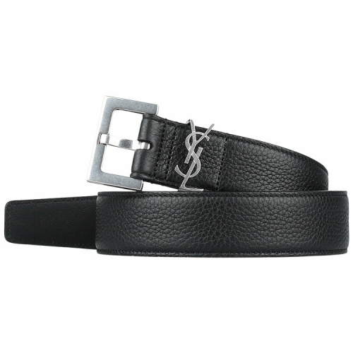 생로랑 모노그램 그레인 가죽 벨트_634440 DTI0E 1000