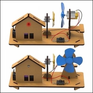 DIY  나무 풍력발전기 원리와 선풍기