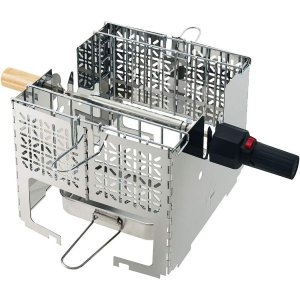 로고스  81064153 회전식 바베큐 그릴 멀티 그릴 캠핑 그릴 가정용 그릴 단일