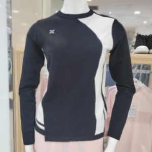 LF 헤지스골프 여성 배색라운드 풀오버 (X1SPT7332BK)