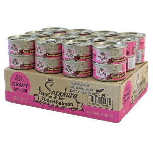 세일펫 사파이어 그레이비 참치+연어 80g