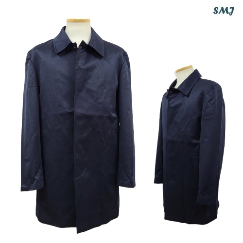 에스엠진 SMJ1094 클래식 하프 코트 안감 일반핏 트렌치 코트 봄 가을