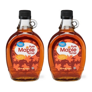 그레이트밸류 메이플 시럽 Great Value Pure Maple Syrup 370ml 2개