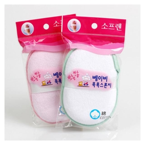 오너클랜 소프렌 베이비 샤워타올 유아 어린린 아동 스폰지 샤워타올