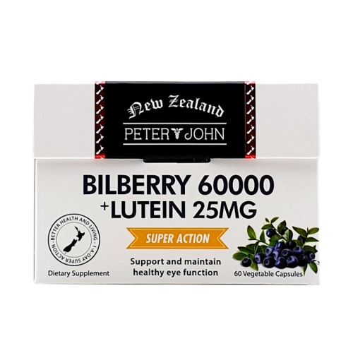 피터앤존 빌베리 60000 루테인 25mg 60캡슐