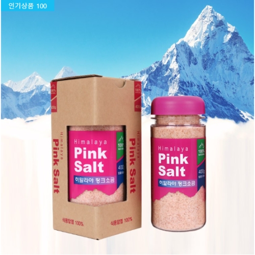 KANEKO 히말라야 핑크소금 그라인더 세트 400g