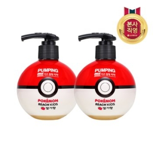 LG생활건강 리치 키즈 포켓몬볼 펌핑치약 딸기향 250g