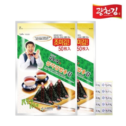 광천김  달인 김병만의 삼각김밥용 60g [2개]