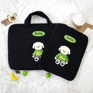 스마일 멍플리 아이패드 노트북 파우치 가방 11 13 15인치 프로 에어 갤럭시북 맥북 태블릿
