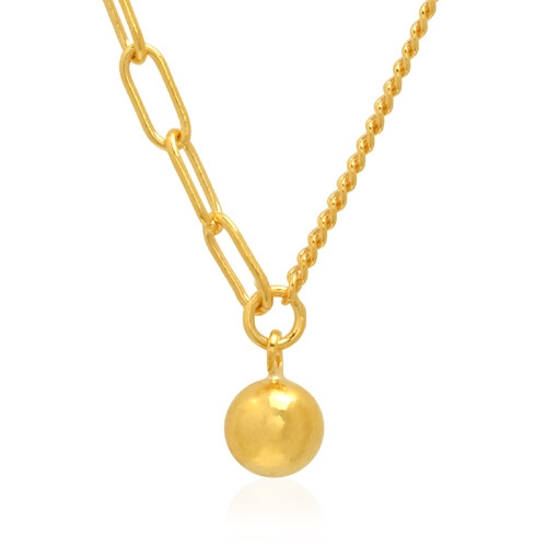 혼골드모아 골드모아 여자 순금 목걸이 11.25g 방울 멀티체인