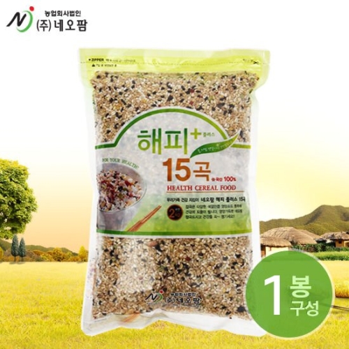 네오팜 해피플러스 혼합15곡 2kg - 에누리 가격비교
