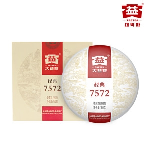 대익차  대익보이차 7572 150g 숙차 1편 중국 운남성 보이차