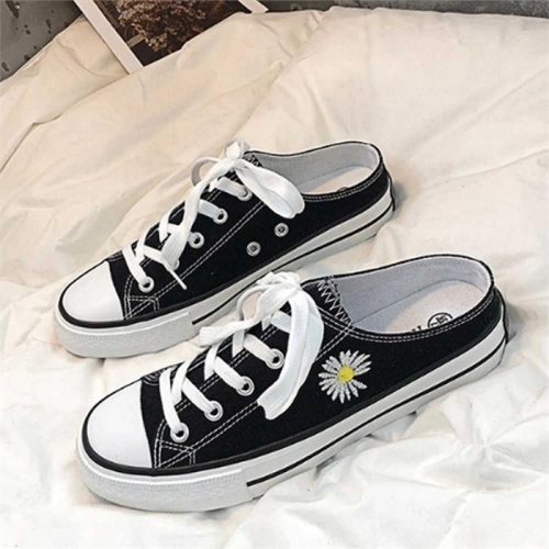 오노마 여자 20대 데일리 패션화 편한 스니커즈 꽃무늬   W8A5F53