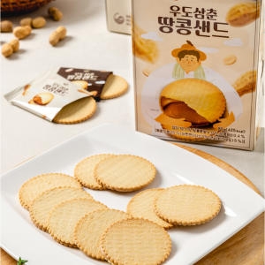 바스락  우도삼춘 땅콩샌드 80g