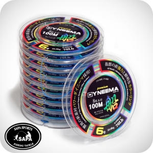싸파  다이니마 프리미엄 P.E 8합 5색합사줄 100M