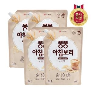 LG생활건강 퐁퐁 주방세제 아침보리 1.2L x 4개