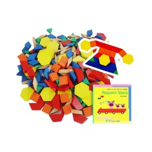 느을 STEAM 원목 패턴블록250p 실속형 KS1428