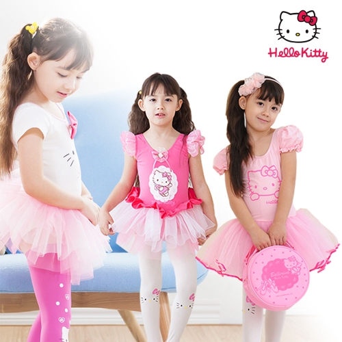 헬로키티 발레복 슈즈 아동 유아 스타킹 발레 타이즈