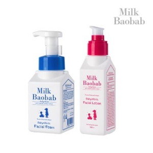 밀크바오밥 베이비앤키즈 페이셜 폼 300ml + 페이셜 로션 100ml