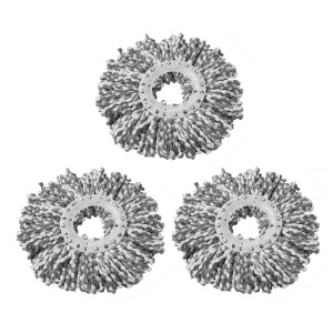 예밀  통돌이 회전걸레용 리필 3장 / 물걸레 청소 밀대 극세사 걸레