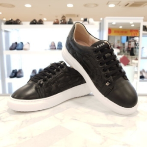 닥스 여성 4cm굽 양가죽 고무줄끈 스니커즈 DIF2753102 LS30 GJW