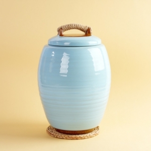 손이야기 분청 무지 쌀독 10kg