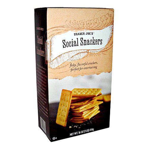트레이더조  크래커 Social Snackers 454g
