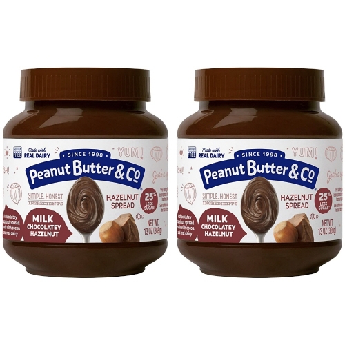 Peanut Butter&Co 피넛버터앤코 밀크 초콜릿 헤이즐넛 스프레드 369g 13oz  2팩