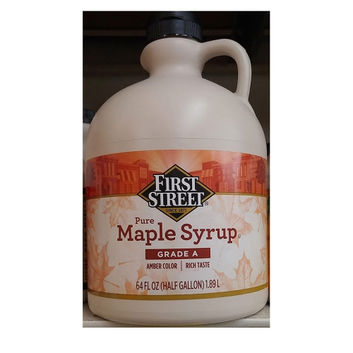 트레이더조 First Street Grade A 퓨어 메이플 시럽 1개 1.89L