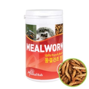 GO  밀웜50g 대  동결건조 고슴도치 파충류 조류 천연사료