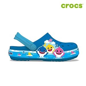Crocs 키즈 펀랩 베이비샤크 밴드 클로그 206704-4JL