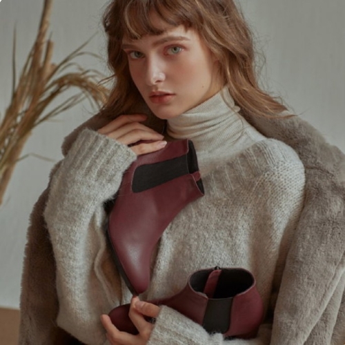 오브엠 여성 기모 첼시 앵클부츠_S13A9209