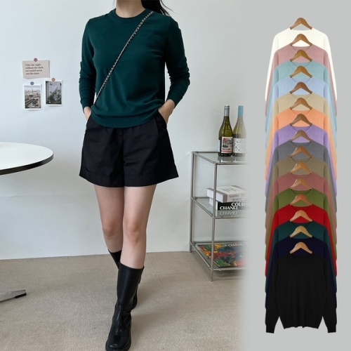 난닝구 비올렛 라운드 리얼 캐시미어 니트 SD 220820 그레이 th rt 비올렛 라운드 리얼 캐시미어 니트 SD 220820 ..