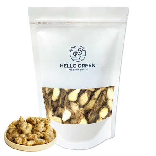 헬로우그린  국내산 말린 생강 300g 팩 건생강