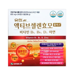 유한메디카 유한m 액티브 셀렌효모 플러스 600mg 240정