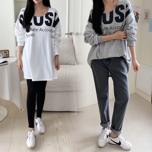 아이우먼 위쉬몰 PO 플러쉬유넥빅맨투맨 K265H208 빅사이즈