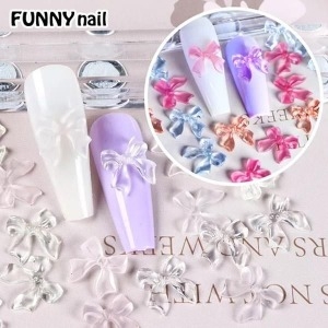 퍼니네일 리본파츠 카멜레온파츠 8종세트 48개입 온도변화 변색파츠 광변파츠