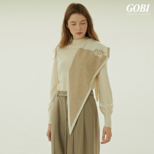 고비 캐시미어 100 리버시블 머플러