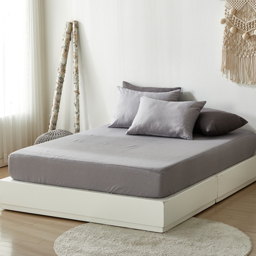 보드래  세미화이바 솔리드 매트리스커버 싱글S