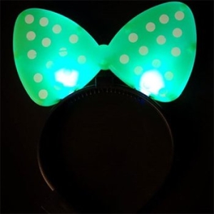 스투피드  LED 리본머리띠 (그린)