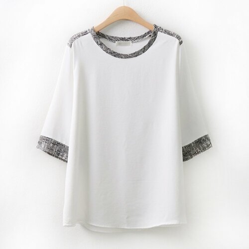 아이우먼 쉬폰자가드블라우스 NB6610M209 빅사이즈