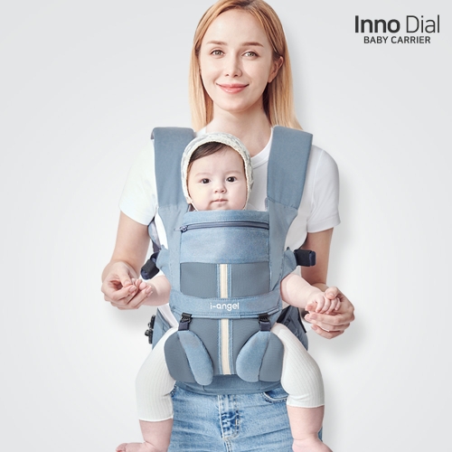 아이엔젤  이노다이얼 아기띠 실버그레이